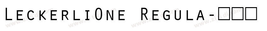 LeckerliOne Regula字体转换